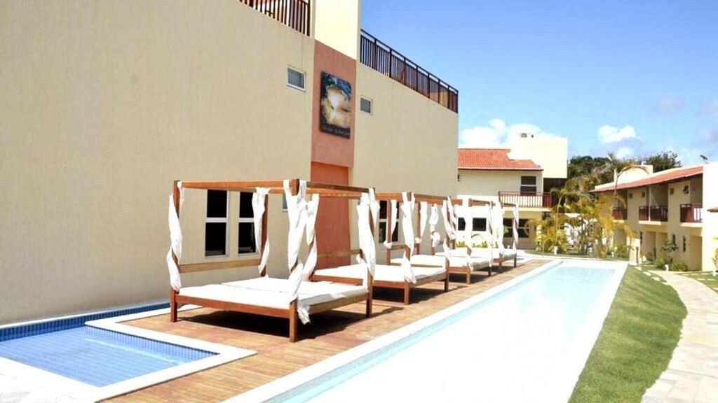 Solar Agua Flats De Frente Para Piscina Praia de Pipa Exterior foto